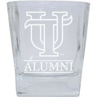 University of Tampa Spartans 8 oz Etched Alumni Glass Tumbler
