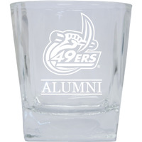 North Carolina Charlotte Forty-Niners 8 oz Etched Alumni Glass Tumbler