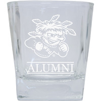 Wichita State Shockers 8 oz Etched Alumni Glass Tumbler