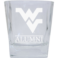 West Virginia Mountaineers 8 oz Etched Alumni Glass Tumbler