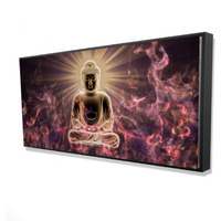 Buddha Meditation - Framed Print on canvas by Begin Edition