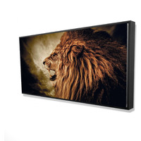 Fierce Lion - Limited Edition - Framed Print on canvas by Begin Edition