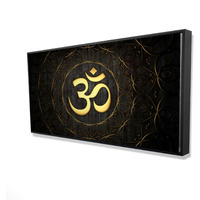 Gold OM - Framed Print on canvas by Begin Edition