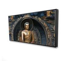 Gautama Buddha - Framed Print on canvas by Begin Edition