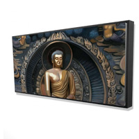 Gautama Buddha - Framed Print on canvas by Begin Edition