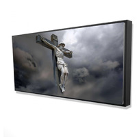 Christ On The Cross - Framed Print on canvas by Begin Edition