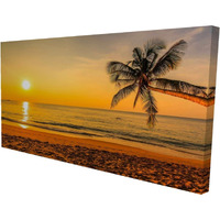 Tropical Sunset - Print on canvas by Begin Edition
