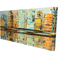 REFLECTIONS OF A COLORFUL CITY - Print on canvas by Begin Edition