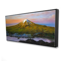 LANDSCAPE MOUNT FUJI - Framed Print on canvas by Begin Edition