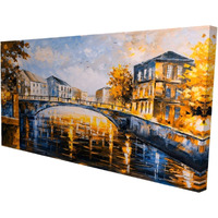 BRIDGE BY A SUNNY DAY - Print on canvas by Begin Edition