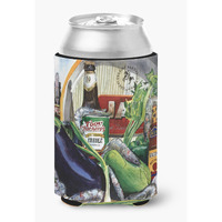 Eggplant and New Orleans Beers Can or Bottle Beverage Insulator Hugger