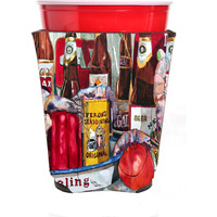 Veron's and New Orleans Beers Red Solo Cup Beverage Insulator Hugger