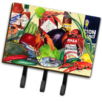 "Caroline's Treasures 1020TH68 Spices and Crawfish Leash Holder or Key Hook, Large, Multicolor"