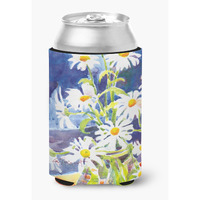 Flowers - Daisy Can or Bottle Beverage Insulator Hugger