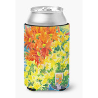 Flower - Mums Can or Bottle Beverage Insulator Hugger