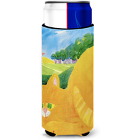 Big Orange Tabby Cat on the Golf Course Ultra Beverage Insulators for slim cans 6021MUK