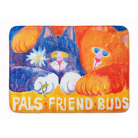 "Caroline's Treasures Cats Pals Friends Buds Floor Mat, 19"" x 27"", Multicolor"
