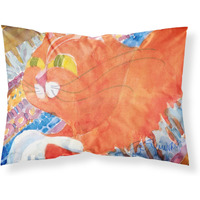 "Caroline's Treasures 6033PILLOWCASE Cat Moisture Wicking Fabric Standard Pillowcase, Large, Multicolor"