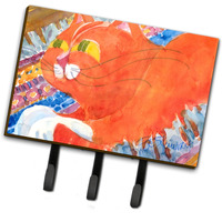 "Caroline's Treasures 6033TH68 Cat Leash Holder or Key Hook, Large, Multicolor"