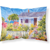 "Caroline's Treasures 6034PILLOWCASE Seaside Beach Cottage Moisture Wicking Fabric Standard Pillowcase, Large, Multicolor"