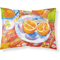 "Caroline's Treasures 6035PILLOWCASE Florida Oranges Sliced Breakfast Moisture Wicking Fabric Standard Pillowcase, Large, Multicolor"