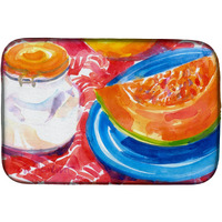 "Caroline's Treasures A Slice Of Antelope Dish Drying Mat, 14 X 21, Multicolor"