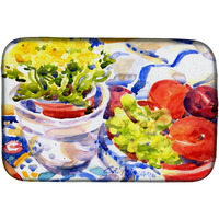 "Caroline's Treasures Adds A Touch Of Flair Dish Drying Mat, 14"" x 21"", Multicolor"