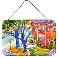 "Caroline's Treasures 6057DS812 Harbor Indoor Aluminum Metal Wall or Door Hanging Prints, 8 x 12"", Multicolor"