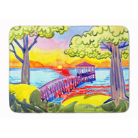 "Caroline's Treasures Dock at the pier Floor Mat, 19"" x 27"", Multicolor"