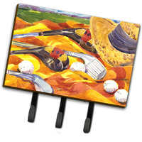 "Caroline's Treasures 6063TH68 Golf Clubs Golfer Leash Holder or Key Hook, Large, Multicolor"