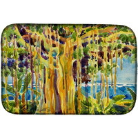 "Caroline's Treasures Banyan Tree Dish Drying Mat, 14"" x 21"", Multicolor"