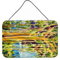 "Caroline's Treasures Tree-Banyan Tree Indoor Aluminum Metal Wall or Door Hanging Prints, 8 x 12"", Multicolor"