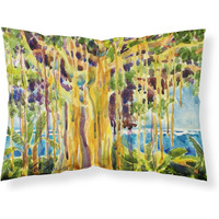 "Caroline's Treasures 6064PILLOWCASE Tree-Banyan Tree Moisture Wicking Fabric Standard Pillowcase, Large, Multicolor"