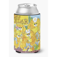 Orange Tabby Fishing Cats Can or Bottle Beverage Insulator Hugger