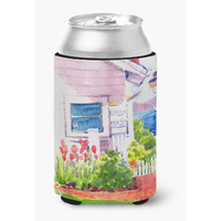 Beach View between the Houses Can or Bottle Beverage Insulator Hugger