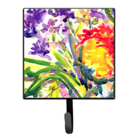 "Caroline's Treasures 6127SH4 Flower Leash Holder or Key Hook, Small, Multicolor"