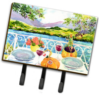 "Caroline's Treasures Afternoon of Grape Delights Wine Leash or Key Holder 6139TH68, Triple, Multicolor"