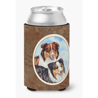 "Caroline's Treasures 7009CC Australian Shepherd What A Pair Can Or Bottle Hugger, Multicolor"