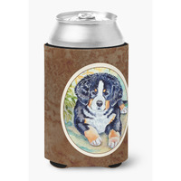 "Caroline's Treasures 7010CC Bernese Mountain Dog Puppy Can Or Bottle Hugger, Multicolor"