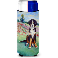 Bernese Mountain Dog Ultra Beverage Insulators for slim cans 7011MUK