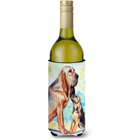 Bloodhound Momma's Love Wine Bottle Beverage Insulator Beverage Insulator Hugger