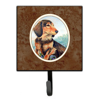 "Caroline's Treasures Long Hair Chocolate and Cream Dachshund Leash or Key Holder 7023SH4, Small, Multicolor"