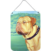 "Caroline's Treasures 7024DS1216 Dogue De Bordeaux Aluminium Metal Wall or Door Hanging Prints, 16"" x 12"", Multicolor"