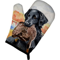 "Caroline's Treasures 7032OVMT Flat Coated Retriever Oven Mitt, 12"" by 8.5"", Multicolor"