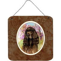 "Caroline's Treasures Field Spaniel Wall or Door Hanging Prints 7033DS66, 6"" x 6"", Multicolor"