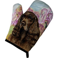 "Caroline's Treasures 7033OVMT Field Spaniel Oven Mitt, 12"" by 8.5"", Multicolor"