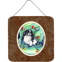 "Caroline's Treasures Japanese Chin in Momma's Chair Wall or Door Hanging Prints 7034DS66, 6HX6W, Multicolor"