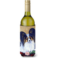 Papillon A Rose for you Wine Bottle Beverage Insulator Beverage Insulator Hugger