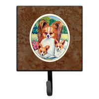 "Caroline's Treasures Papillon A Momma's Love Leash or Key Holder 7042SH4, Small, Multicolor"