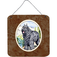 "Caroline's Treasures Bouvier des Flandres Wall or Door Hanging Prints 7049DS66, 6HX6W, Multicolor"